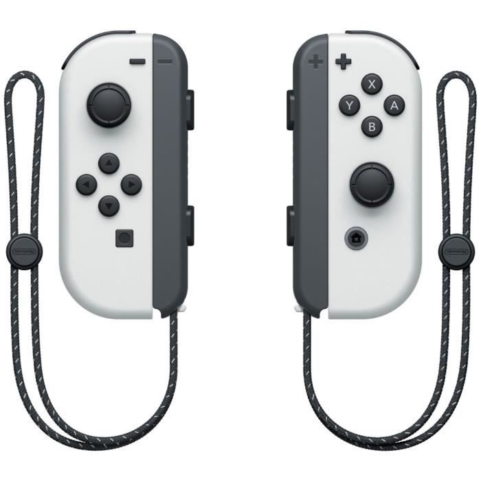 Console Nintendo Switch - Modèle OLED • Blanc + Mario Kart 8 Deluxe (Pré-installé) + 12 mois d'abonnement NSO (Code) – Image 5