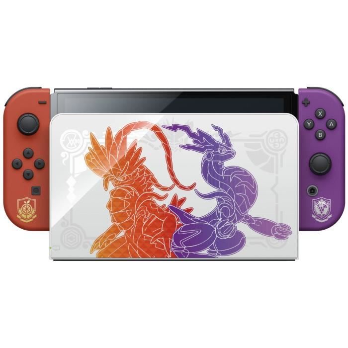 Console Nintendo Switch - Modèle OLED • Édition Limitée Pokémon Violet & Écarlate – Image 3