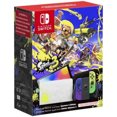 Console Nintendo Switch - Modèle OLED • Édition Limitée Splatoon 3