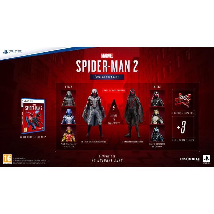 Console PlayStation 5 - Standard - Marvel's Spider-Man 2 - Édition Limitée + Jeu Marvel's Spider-Man 2 (Code) – Image 6
