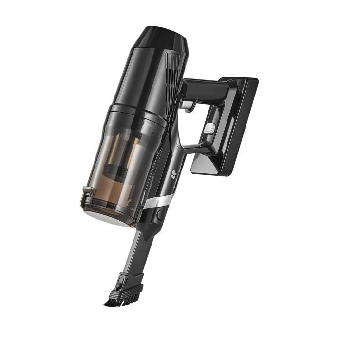 CONTINENTAL EDISON Aspirateur balai sans fil cevc120b - 2 en 1 - 120 W - Noir et gris – Image 7