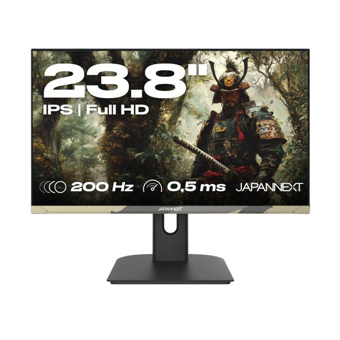 Ecran PC Gamer - JAPANNEXT - 23.8" - IPS - Full HD (1920x1080) - 200Hz - 0.5ms - Camo - JN-IPS238FHD200F-HSP-Camo