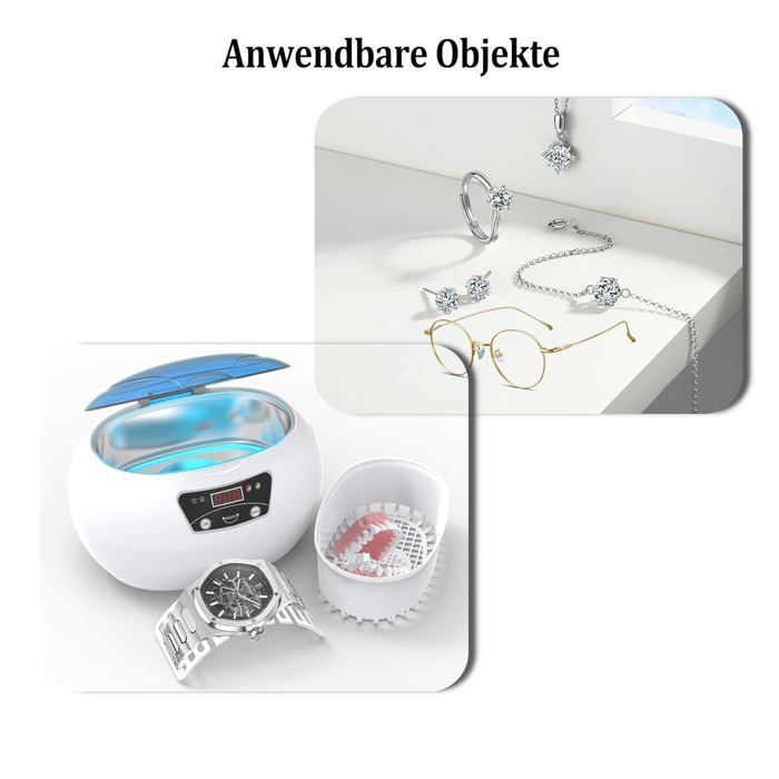 Decopine Nettoyeur Ultrasonique 600ml – Nettoyage en Profondeur pour Lunettes, Bijoux, Montres – Image 4