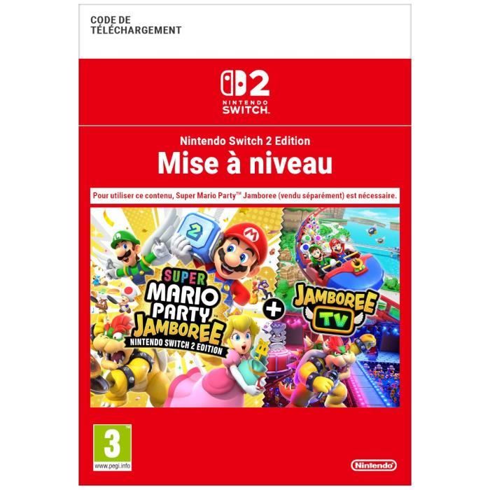 DLC Mise à niveau "Nintendo Switch 2 Edition + Jamboree TV" pour Super Mario Party Jamboree • Code de téléchargement pour Nintendo S
