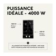 BELDEKO - Plaque de cuisson Gaz verre noir 2 feux - 4000W - Gaz ville et bouteille – Image 3