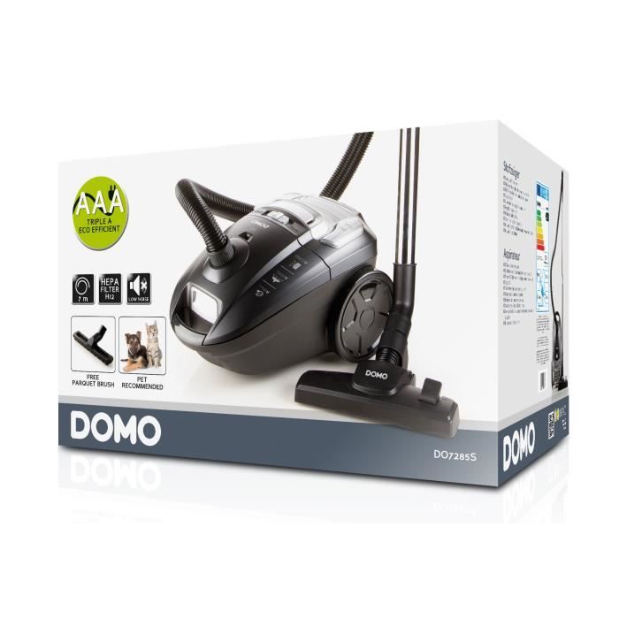 DOMO DO7285S Aspirateur traîneau avec sac - 700W - 69 dB - A - Gris – Image 4