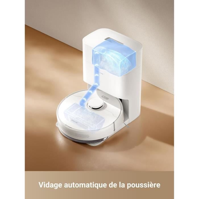 DREAME D10 Plus Gen 2 - Robot Aspirateur Laveur avec Vidange Automatique Poussière - Navigation LiDAR - Puissance 6000 Pa – Image 5