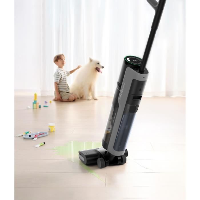 Dreame H12 Pro Aspirateur Balai Nettoyeur Intelligent Sec et Humide sans Fil, Autonettoyage Brosse, Écran LED, Réservoir Eau 900 ML – Image 7