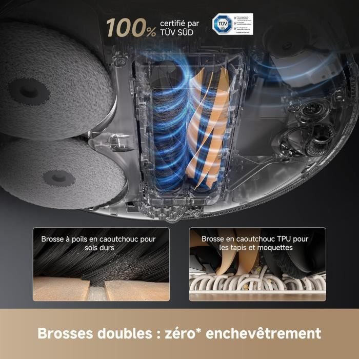 DREAME L50 Pro Ultra Robot aspirateur et Laveur avec vidage Automatique et Nettoyage Automatique des serpillières – Image 5