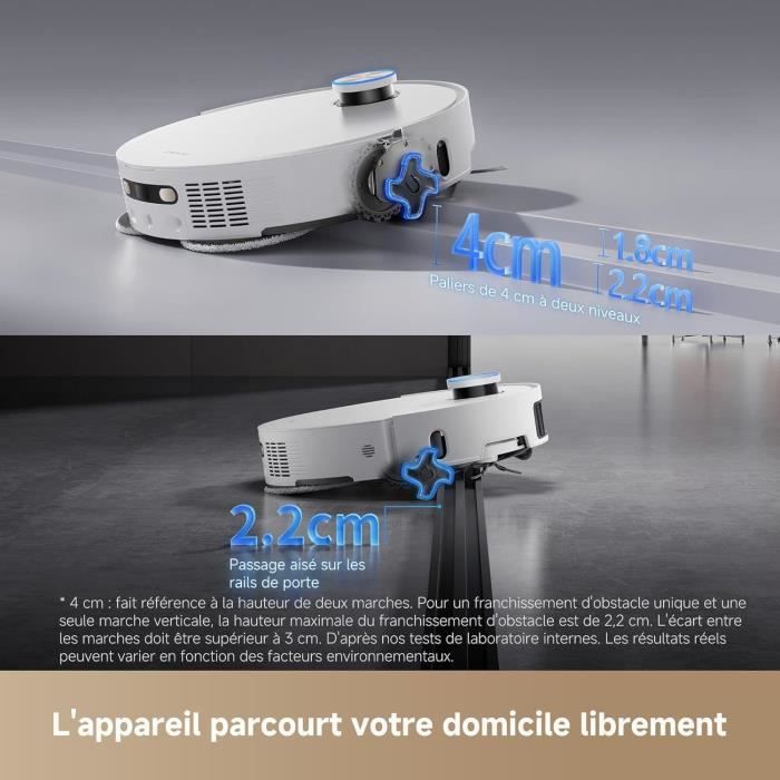 DREAME L50 Pro Ultra Robot aspirateur et Laveur avec vidage Automatique et Nettoyage Automatique des serpillières – Image 6