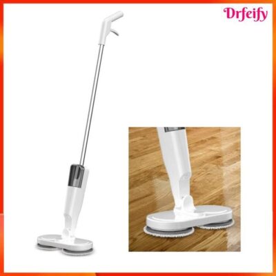 Drfeify vadrouille électrique sans fil MOP électrique Rechargeable MOP électrique sans fil légère avec electromenager balai