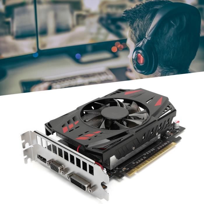 EBTOOLS Carte graphique GTX1050Ti Carte graphique pour ordinateur de bureau Accessoires réseau 780MHz GTX1050Ti 4G 128Bit DDR5 – Image 3