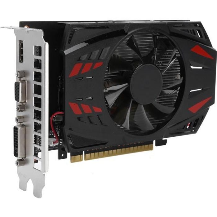 EBTOOLS Carte graphique GTX1050Ti Carte graphique pour ordinateur de bureau Accessoires réseau 780MHz GTX1050Ti 4G 128Bit DDR5