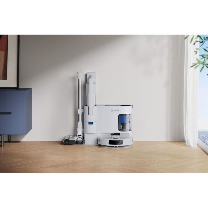 ECOVACS DEEBOT N20 COMBO - Aspirateur Robot + Balai avec Station - Double vidange automatique - Puissance 10 k Pa – Image 7