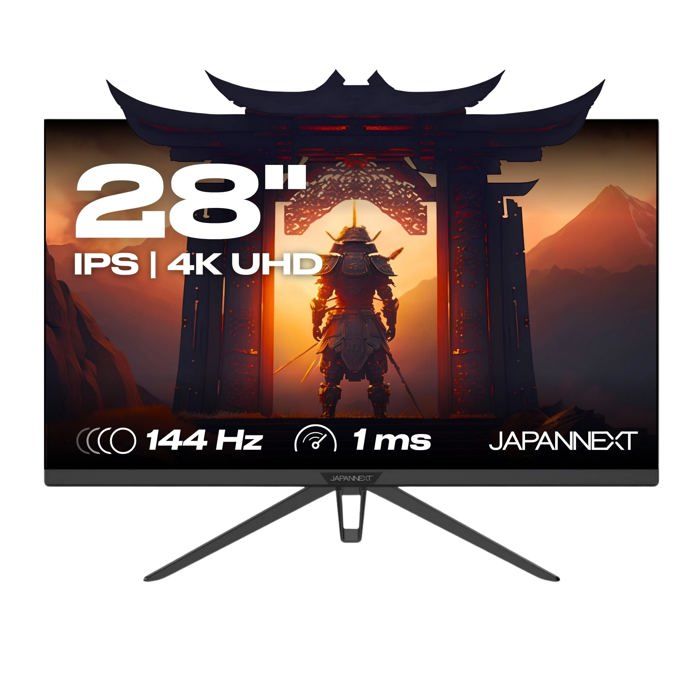 Ecran PC Gamer - JAPANNEXT - 28" - IPS - 4K UHD (3840x2160) 144hz 1ms - JN-280IPS144UHDR