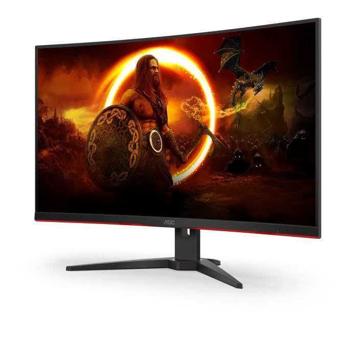Ecran PC Gamer - AOC - C32G2ZE/BK - 31,5" VA Incurvé FHD 0,5ms 240Hz HDMI DisplayPort Pivot Freesync – Image 5