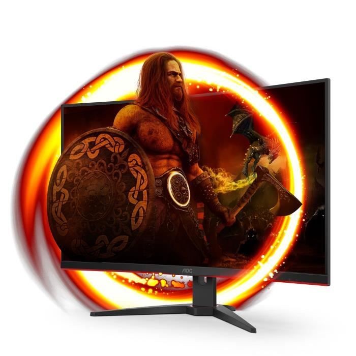 Ecran PC Gamer - AOC - C32G2ZE/BK - 31,5" VA Incurvé FHD 0,5ms 240Hz HDMI DisplayPort Pivot Freesync – Image 7