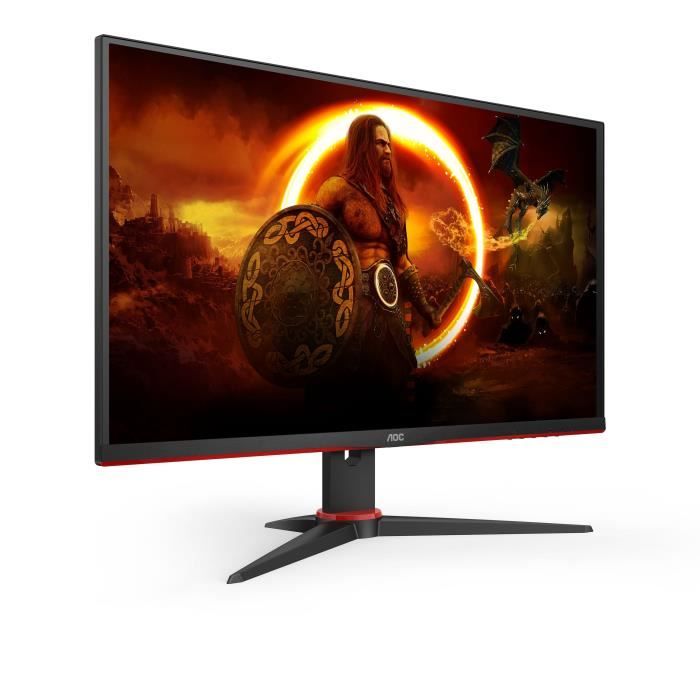 Ecran PC Gamer - AOC - Q27G2E/BK - 27" - Dalle VA - QHD - 1ms - 155Hz - HDMI 2.0 x 2 DisplayPort 1.2 x 1 - Pivot - Adaptive Sync – Image 3