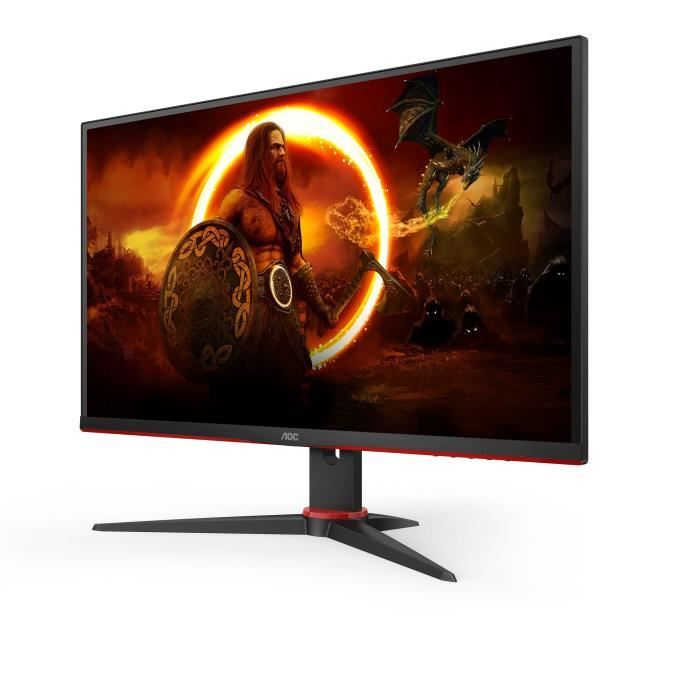 Ecran PC Gamer - AOC - Q27G2E/BK - 27" - Dalle VA - QHD - 1ms - 155Hz - HDMI 2.0 x 2 DisplayPort 1.2 x 1 - Pivot - Adaptive Sync – Image 5