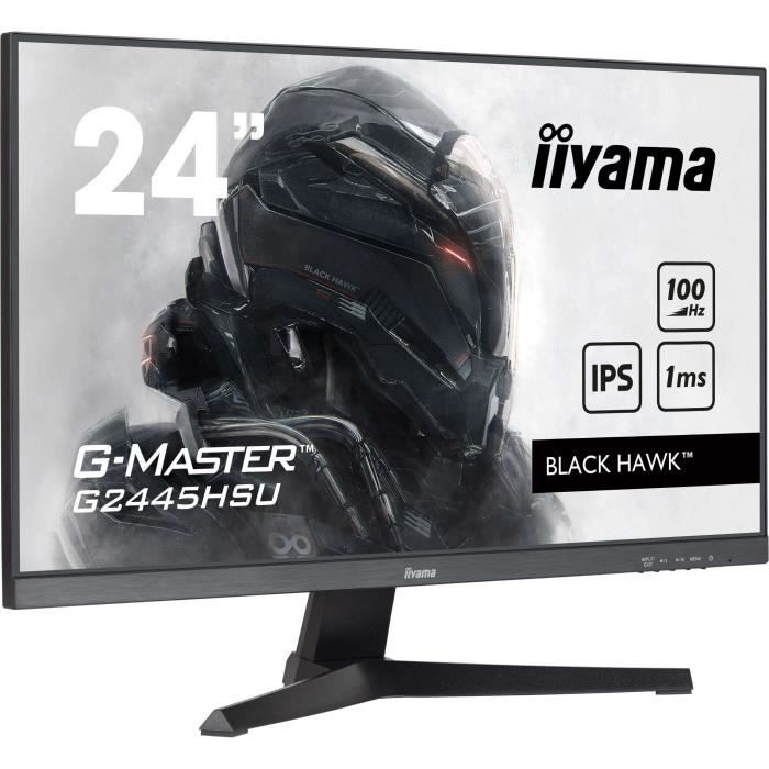 Ecran PC Gamer - IIYAMA - 24" - FHD - 100Hz - Dalle IPS - 1ms - G2445HSU-B2 – Image 2