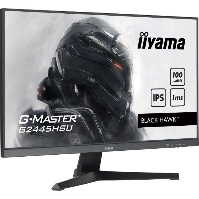 Ecran PC Gamer - IIYAMA - 24" - FHD - 100Hz - Dalle IPS - 1ms - G2445HSU-B2 – Image 3