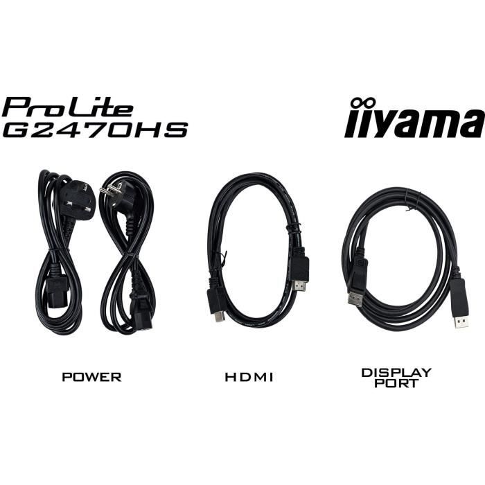 Ecran PC Gamer - IIYAMA - 24" - FHD - 180Hz - Dalle IPS - 0,2ms - G2470HS-B1 – Image 5