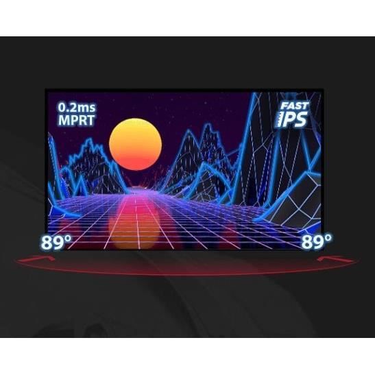 Ecran PC Gamer - IIYAMA - 24" - FHD - 180Hz - Dalle IPS - 0,2ms - G2470HS-B1 – Image 8