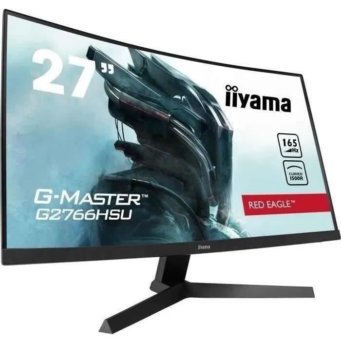 Ecran PC Gamer Incurvé - IIYAMA - 27" - FHD - 165Hz - Dalle VA - 1ms - G2766HSU-B1 – Image 2