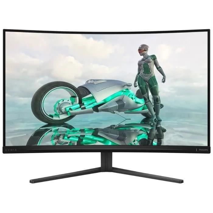 Ecran PC Gamer Incurvé - PHILIPS - 32" - QHD - 180Hz - Dalle Fast VA - 0,5ms - 32M2C3500L