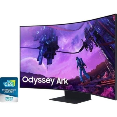 Ecran PC Gamer Incurvé - SAMSUNG ODYSSEY ARK - LS55BG970NUXEN - 55" QLED 4K - Dalle VA - 1ms - 165Hz - FreeSync Premium Pro