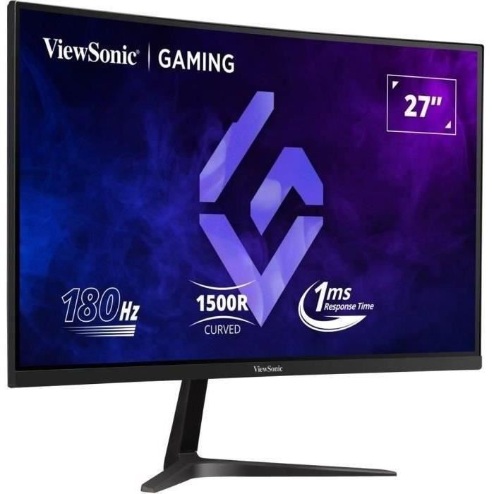 Ecran PC Gamer Incurvé - VIEWSONIC - 27" - QHD - 180Hz - Dalle VA - 1ms - VS18401 – Image 2