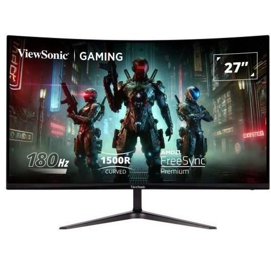 Ecran PC Gamer Incurvé - VIEWSONIC - 27" - QHD - 180Hz - Dalle VA - 1ms - VS18401