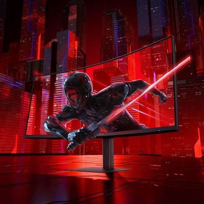 Ecran PC Gamer Incurvé - XIAOMI - G34WQi - 34" - WQHD - Dalle VA - 180Hz - 1ms – Image 8