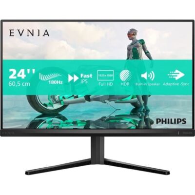 Ecran PC Gamer - Philips -  23,8" - FHD - 180Hz - Dalle Fast IPS - 1ms - 24M2N3200S/00
