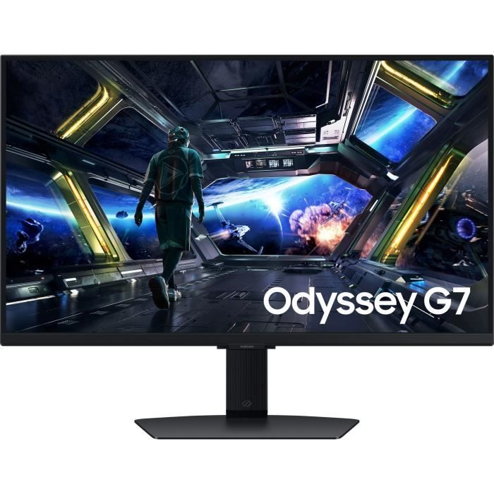Ecran PC Gamer - SAMSUNG - 27" - 4K UHD - 144Hz - Dalle IPS - 1ms - Ajustable en hauteur - LS27DG702EUXEN