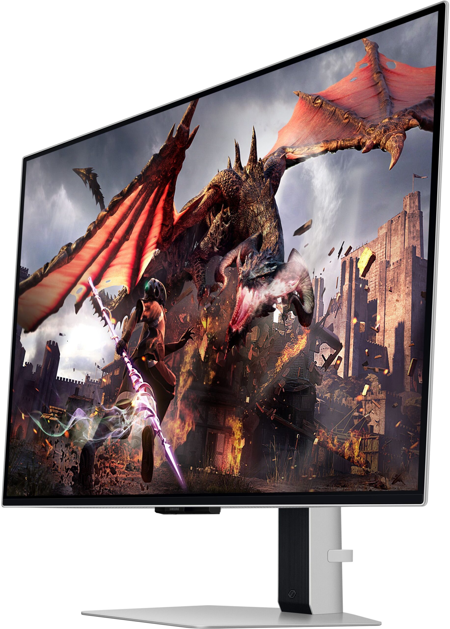 Ecran PC Gamer - SAMSUNG - 32'' - 4K UHD - 240Hz - Dalle OLED - 0,03ms - Ajustable en hauteur - Odyssey OLED G8 G80SD – Image 2