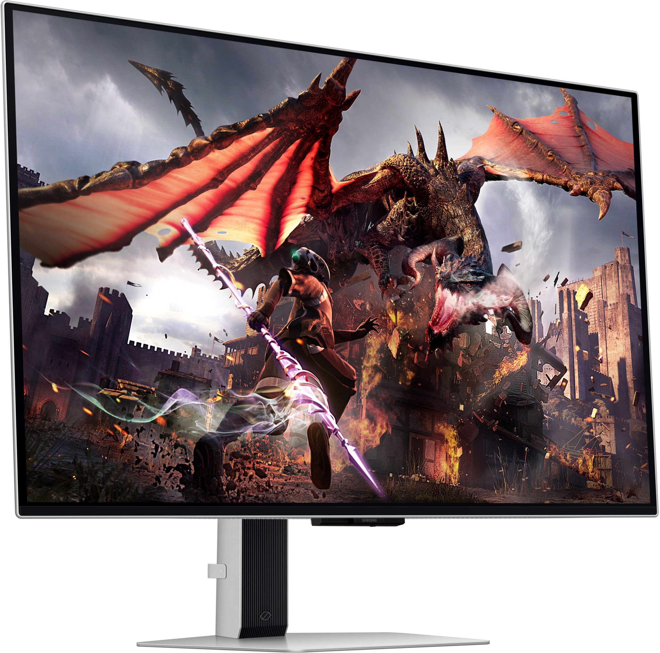 Ecran PC Gamer - SAMSUNG - 32'' - 4K UHD - 240Hz - Dalle OLED - 0,03ms - Ajustable en hauteur - Odyssey OLED G8 G80SD – Image 3