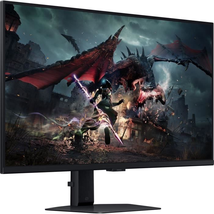 Ecran PC Gamer - SAMSUNG - 32" - WQHD - 180Hz - Dalle IPS - 1ms - Ajustable en hauteur - LS32DG500EUXEN – Image 3
