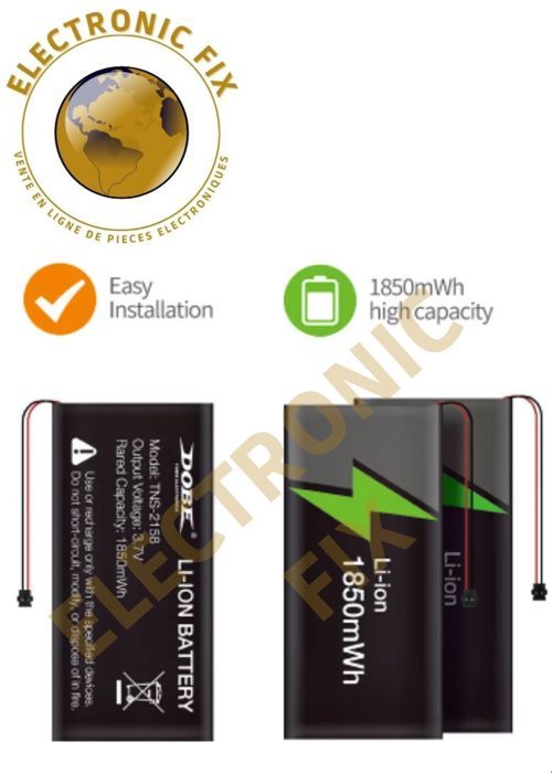 ELECTRONICFIX X1 Batterie 1850Mah pour manette de jeu Joy-Con Nintendo Switch, Oled – Image 2