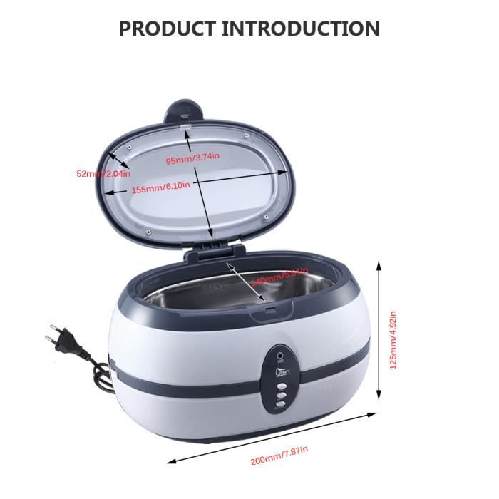 Nettoyeur à Ultrasons - Uten - Appareil Multi-Usage pour Lunettes ou Bijoux – Image 2