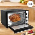 Four électrique 66 L, 6 modes de Chaleur tournante, Minuteur, Température réglable, Arrêt Automatique, Finitions en acier – Image 6