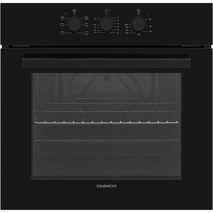 Four encastrable - Manuel - Convection naturelle - DAEWOO - BO6EM15GBNL - Noir - 59,5 x 57,5 x 59,5 cm