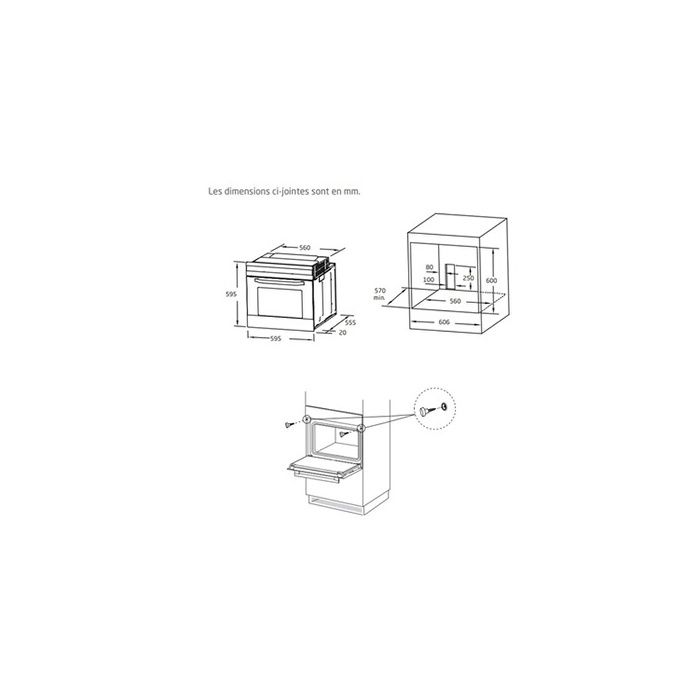 Four encastrable Proline ME651SS3 – Image 6
