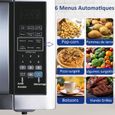 Four à micro-ondes multifonction SMAD - 42 L - avec gril 1200-1400 W - Micro-ondes 1100 W - 11 niveaux de puissance – Image 4