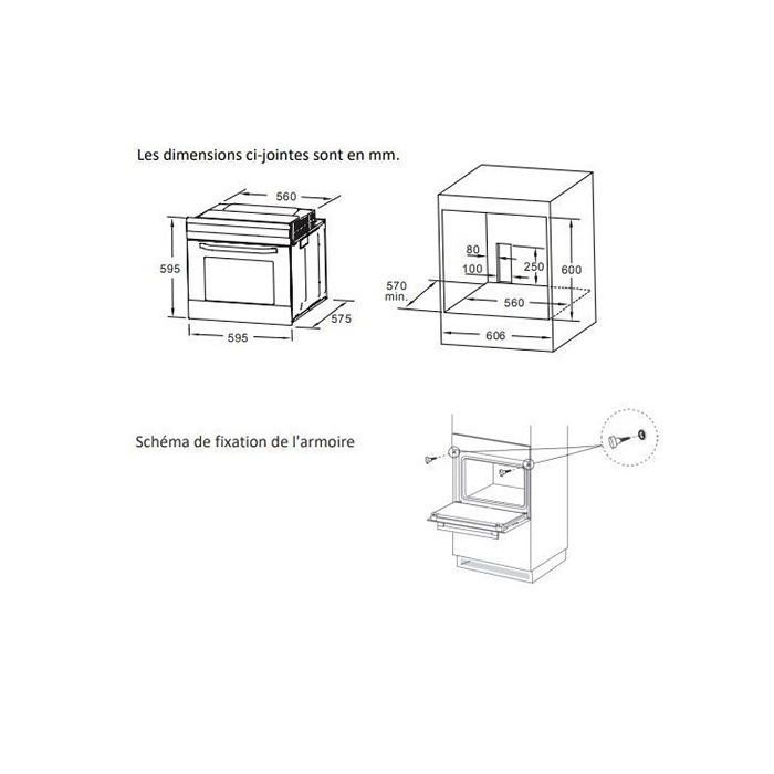 Four encastrable Thomson TMFC70IX2 – Image 3