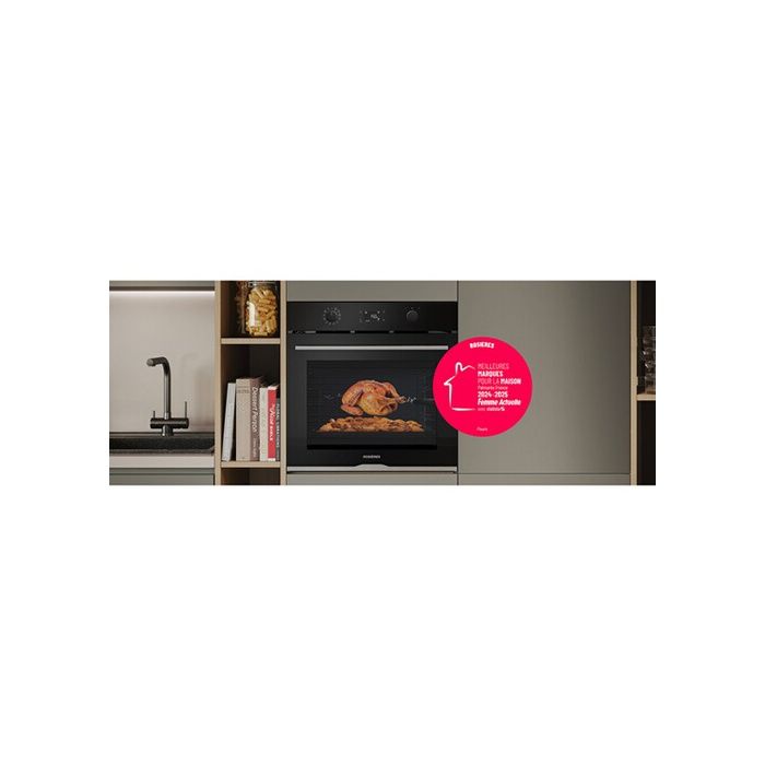 Four encastrable pyrolyse ROSIERES RO6 S5TB3YTB - 71 Litres - 8 modes de cuisson – Image 2