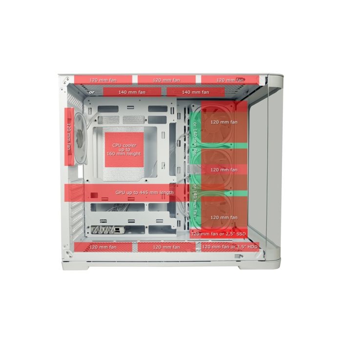 Boîtier PC - LC-Power Gaming 8001W Pro-Storm Light – Image 6