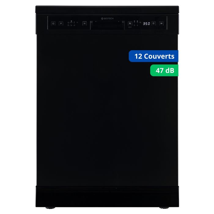 GEDTECH - Lave-vaisselle posable GLV1247BL - 12 couverts - 47 dB - Dpart diffr
