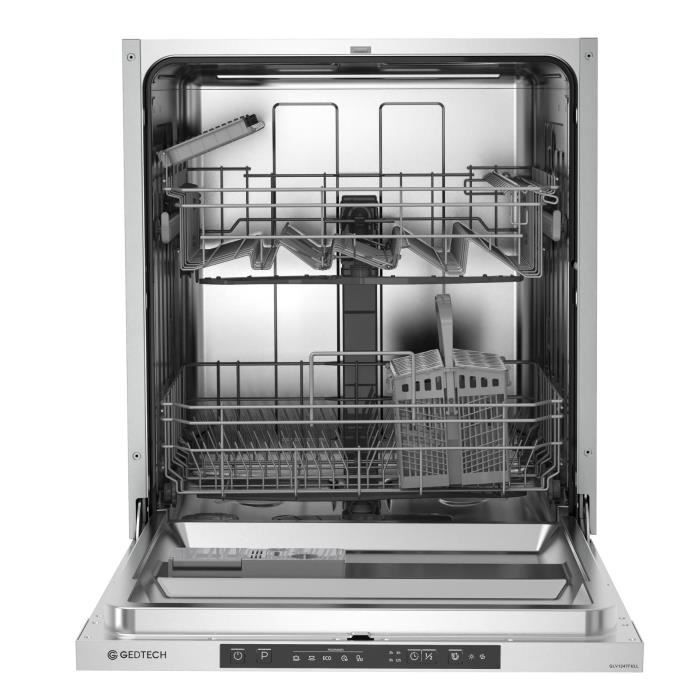 GEDTECH - Lave-vaisselle encastrable GLV1247FULL - 12 couverts - 47 dB - Dpart diffr – Image 2
