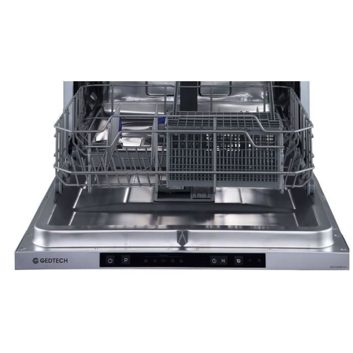 GEDTECH - Lave-vaisselle encastrable GLV1247FULL - 12 couverts - 47 dB - Dpart diffr – Image 4